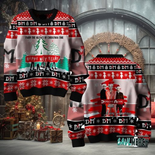 Depeche Mode Enjoy The Silence Of Christmas Time Happy New Year Ugly Christmas Sweater