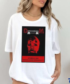 Depeche Mode Memento Mori Tour Oct 1, 2023 American Airlines Center Dallas, TX Poster shirt