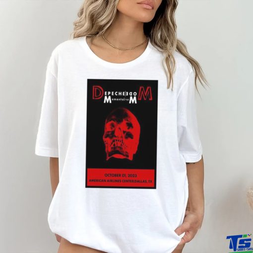 Depeche Mode Memento Mori Tour Oct 1, 2023 American Airlines Center Dallas, TX Poster shirt