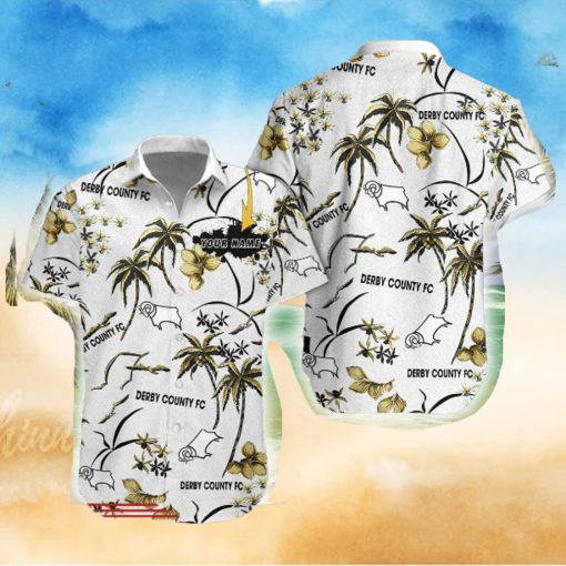 Derby County Hawaiian Shirt Custom Name Trending For Men Women Gift Summer