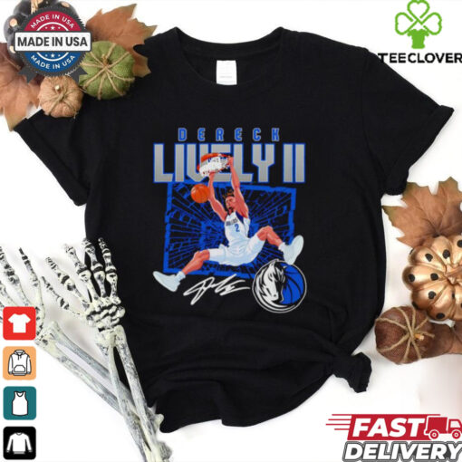 Dereck Lively Dallas Mavericks shattered signature shirt