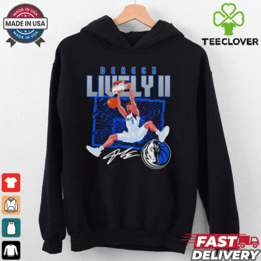 Dereck Lively Dallas Mavericks shattered signature shirt