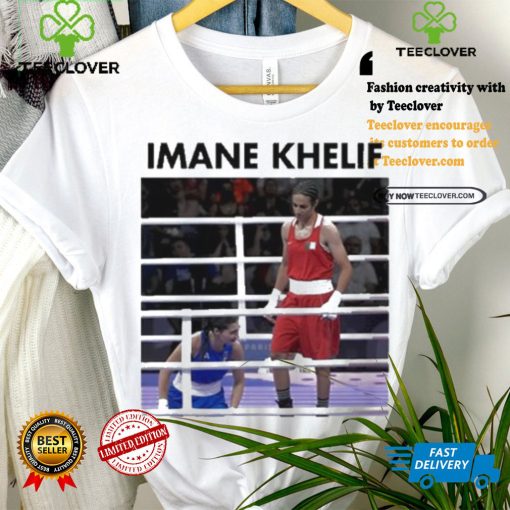 Derek Brunson Wearing Imane Khelif Shirt