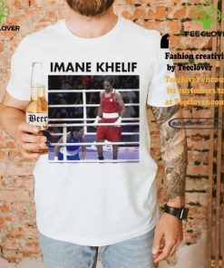 Derek Brunson Wearing Imane Khelif Shirt