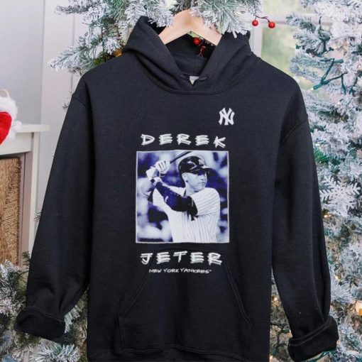 Derek Jeter New York Yankees Cooperstown Collection Player Vintage Logo hoodie, sweater, longsleeve, shirt v-neck, t-shirt