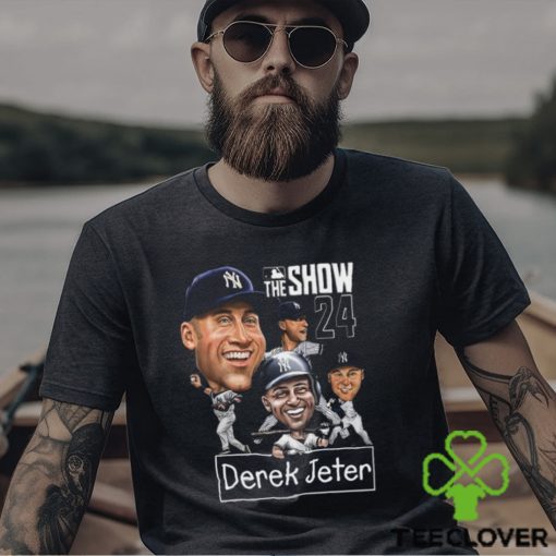 Derek Jeter The show 24 caricature shirt