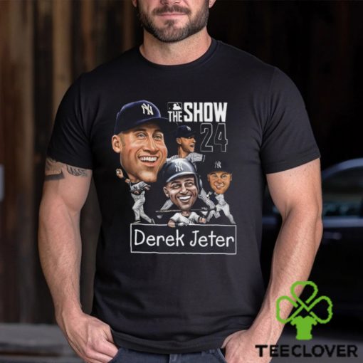 Derek Jeter The show 24 caricature shirt