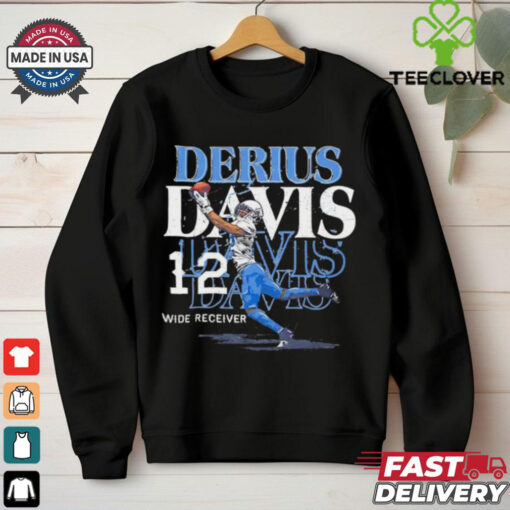 Derius Davis 12 Los Angeles Chargers Football catch shirt