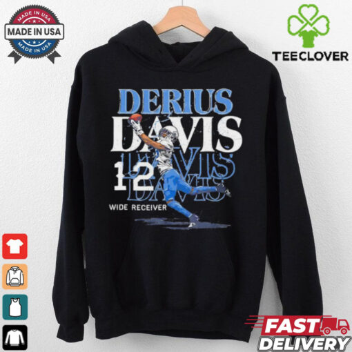 Derius Davis 12 Los Angeles Chargers Football catch shirt