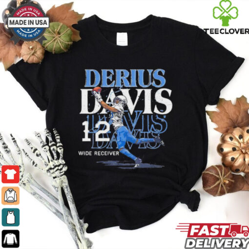 Derius Davis 12 Los Angeles Chargers Football catch shirt