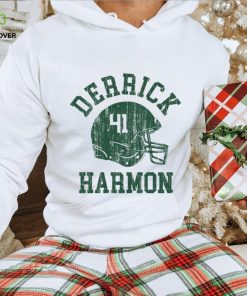Derrick Harmon College Helmet Font Shirt