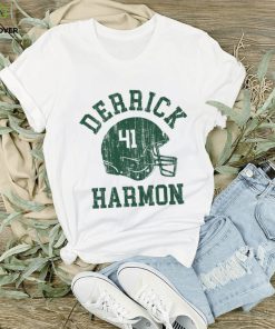 Derrick Harmon College Helmet Font Shirt