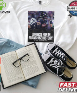 Derrick Henry Baltimore Ravens Longest Run In Franchise History 87 Yard Touchdown Rush Poster t shirt
