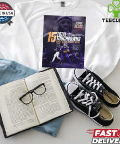 Derrick Henry Baltimore Ravens NFL 15 Total Touchdowns Single Season Franchise Record Signature Poster t shirt