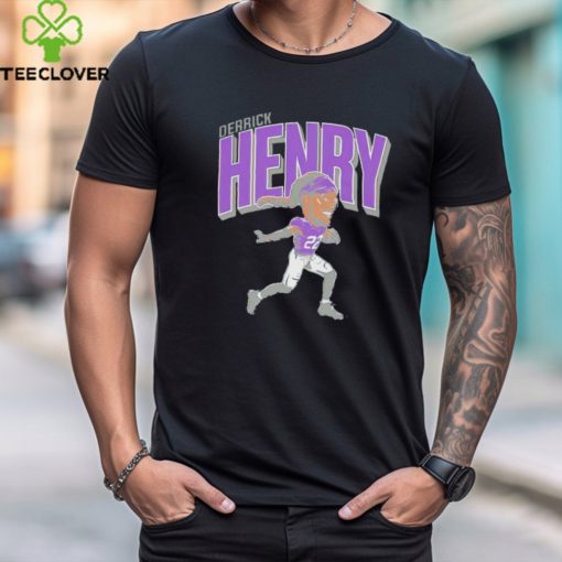 Derrick Henry Baltimore Ravens cartoon caricature hoodie, sweater, longsleeve, shirt v-neck, t-shirt