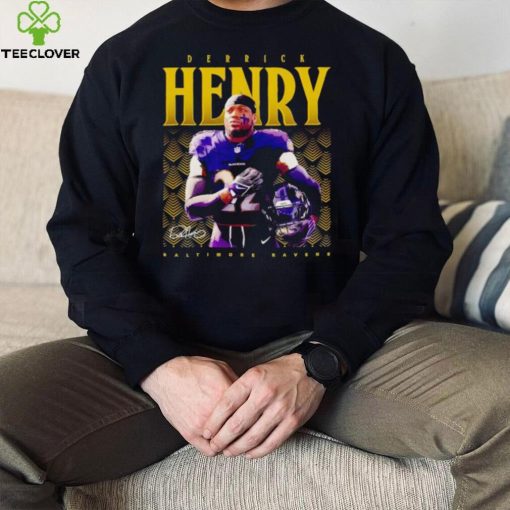 Derrick Henry Baltimore Ravens signature hoodie, sweater, longsleeve, shirt v-neck, t-shirt