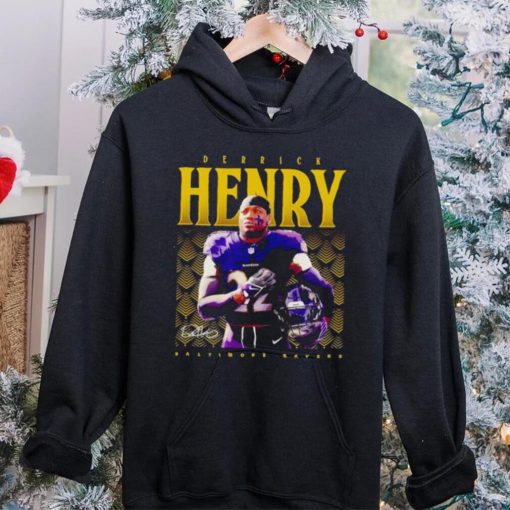 Derrick Henry Baltimore Ravens signature hoodie, sweater, longsleeve, shirt v-neck, t-shirt