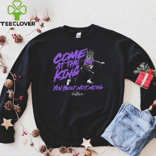 Derrick Henry come at the King you best not miss Baltimore Ravens hoodie, sweater, longsleeve, shirt v-neck, t-shirt