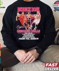 Derrick Rose Chicago Bulls NBA Most Valuable Player 2008 Forever Thank You T Shirt