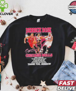Derrick Rose Chicago Bulls NBA Most Valuable Player 2008 Forever Thank You T Shirt