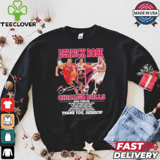 Derrick Rose Chicago Bulls NBA Most Valuable Player 2008 Forever Thank You T Shirt