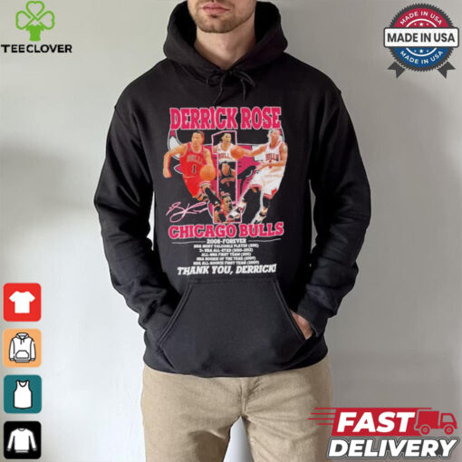 Derrick Rose Chicago Bulls NBA Most Valuable Player 2008 Forever Thank You T Shirt