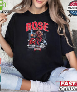 Derrick Rose Chicago Bulls Planet Euphoria Artwork t shirt
