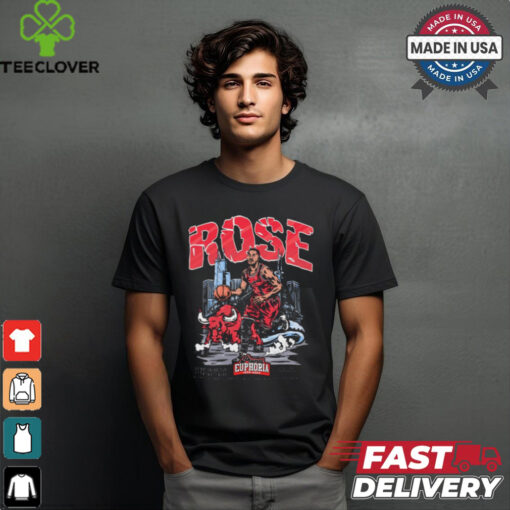Derrick Rose Chicago Bulls Planet Euphoria Artwork t shirt