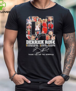 Derrick Rose Thank You For The Memories signature Shirt