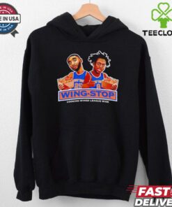 Derrick Rose and OG Anunoby wing stop cooking wings league wide shirt 2 Derrick Rose and OG Anunoby wing stop cooking wings league wide shirt