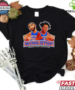 Derrick Rose and OG Anunoby wing stop cooking wings league wide shirt 3 Derrick Rose and OG Anunoby wing stop cooking wings league wide shirt