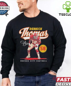 Derrick Thomas #58 Kansas City Chiefs Football script signature shirt