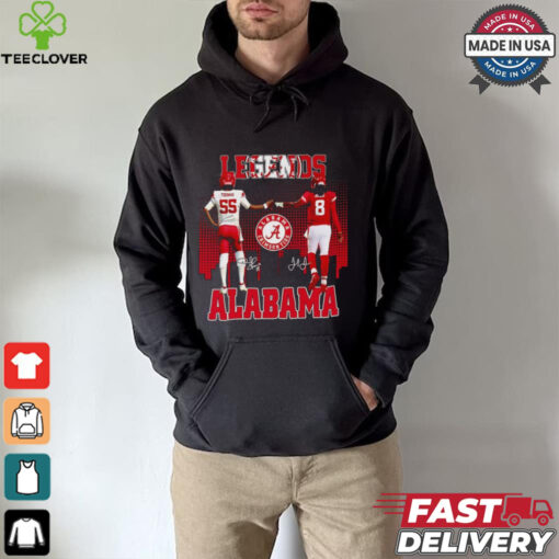 Derrick Thomas and Julio Jones Legends Alabama Crimson Tide signatures hoodie, sweater, longsleeve, shirt v-neck, t-shirt