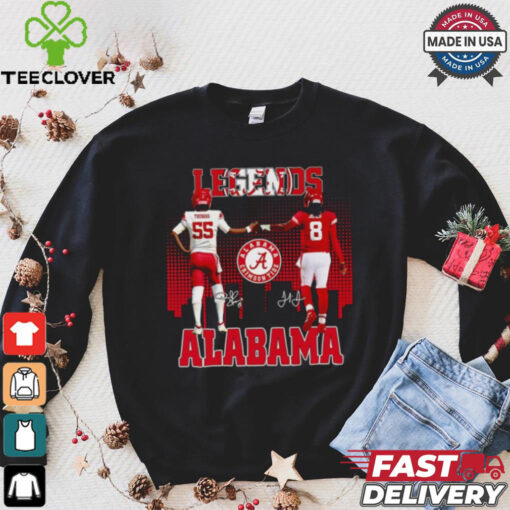 Derrick Thomas and Julio Jones Legends Alabama Crimson Tide signatures hoodie, sweater, longsleeve, shirt v-neck, t-shirt