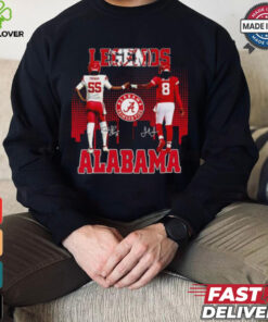 Derrick Thomas and Julio Jones Legends Alabama Crimson Tide signatures hoodie, sweater, longsleeve, shirt v-neck, t-shirt