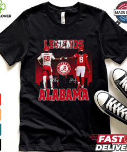 Derrick Thomas and Julio Jones Legends Alabama Crimson Tide signatures hoodie, sweater, longsleeve, shirt v-neck, t-shirt