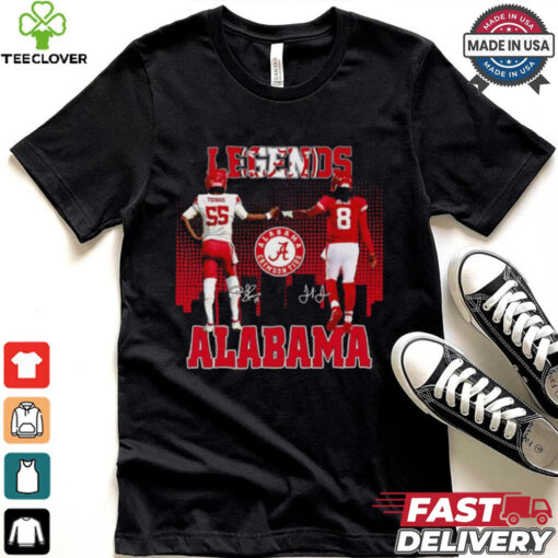 Derrick Thomas and Julio Jones Legends Alabama Crimson Tide signatures hoodie, sweater, longsleeve, shirt v-neck, t-shirt