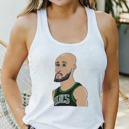 Derrick White Boston Celtics player funny art shirt   TechTeesUSA