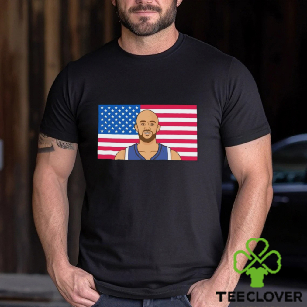 Derrick White Team USA basketball flag shirt Derrick White Team USA basketball flag shirt