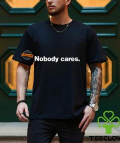 Derrick White Wearing Nobody Cares Shirt