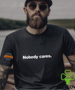 Derrick White Wearing Nobody Cares Shirt