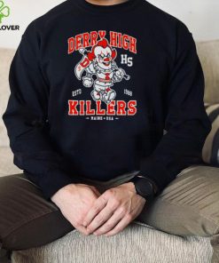 Derry High School Killers Clown Mascot Vintage Distressed Horror College Mascot Shirt