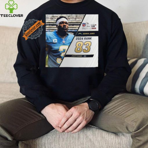 Derwin James Rank 83 The NFL Top 100 Player Of 2024 T Shirt