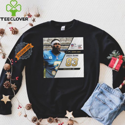 Derwin James Rank 83 The NFL Top 100 Player Of 2024 T Shirt