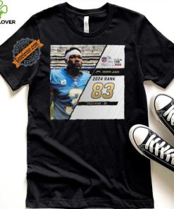 Derwin James Rank 83 The NFL Top 100 Player Of 2024 T Shirt