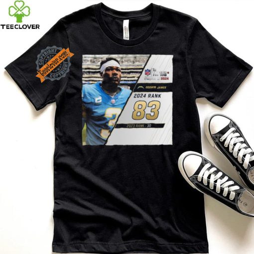 Derwin James Rank 83 The NFL Top 100 Player Of 2024 T Shirt