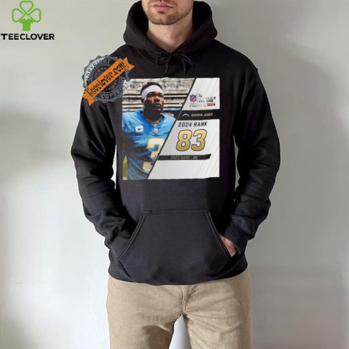 Derwin James Rank 83 The NFL Top 100 Player Of 2024 T Shirt