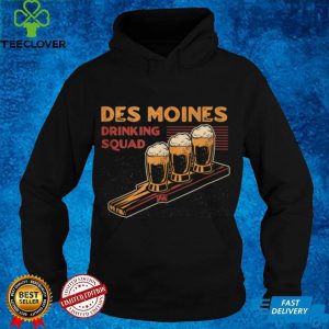 Des Moines Drinking Squad Iowa Beer Lover IA Booze Alcoholic Tank Top