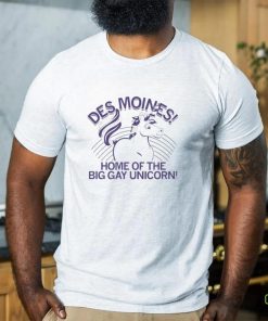 Des Moines Home Of The Big Gay Unicorn Shirt