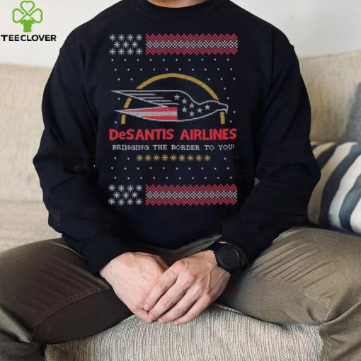 Desantis Airlines Christmas Ugly Shirt